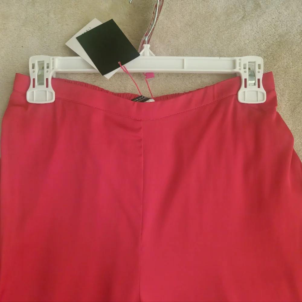 ZARA X BARBIE THE MOVIE WARNERBROS. SATIN EFFECT PANTs pink BNWT